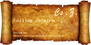 Csillag Zelmira névjegykártya